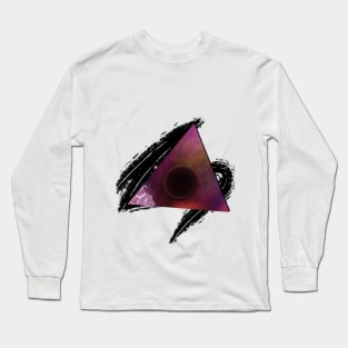 Vortex Triangle abstract Long Sleeve T-Shirt